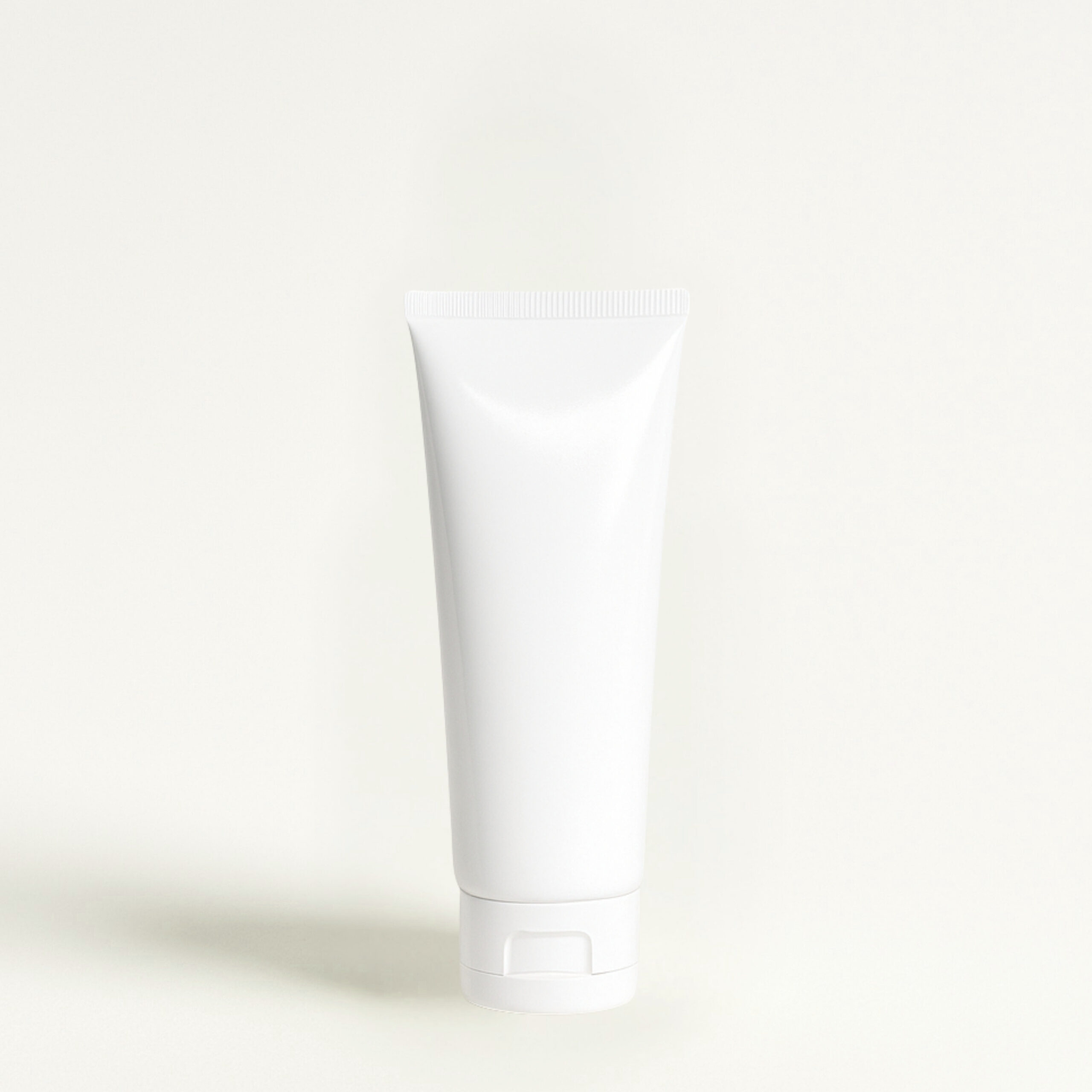 100ml plastic tube with flip cap | cosmetic & skincare packaging for creams, lotions & gels