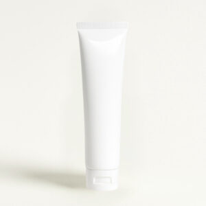 100ml plastic tube with flip cap | cosmetic & skincare packaging for creams, lotions & gels