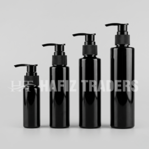 Black Oil shampoo and Lotion bottle