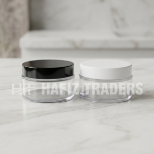 Empty Round Clear acralic Cosmetic Bottles Jar