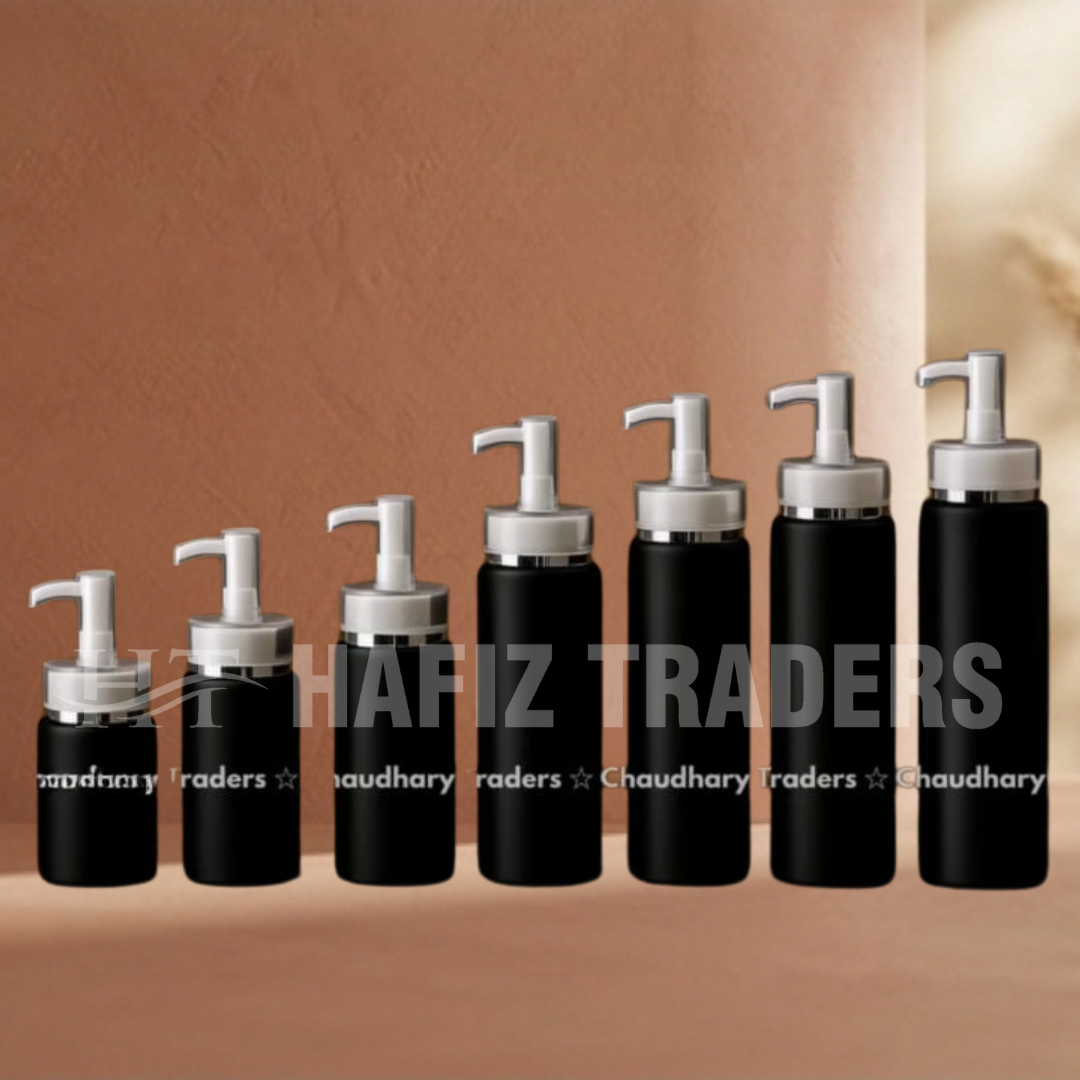 Black Empty Plastic Pump Bottles