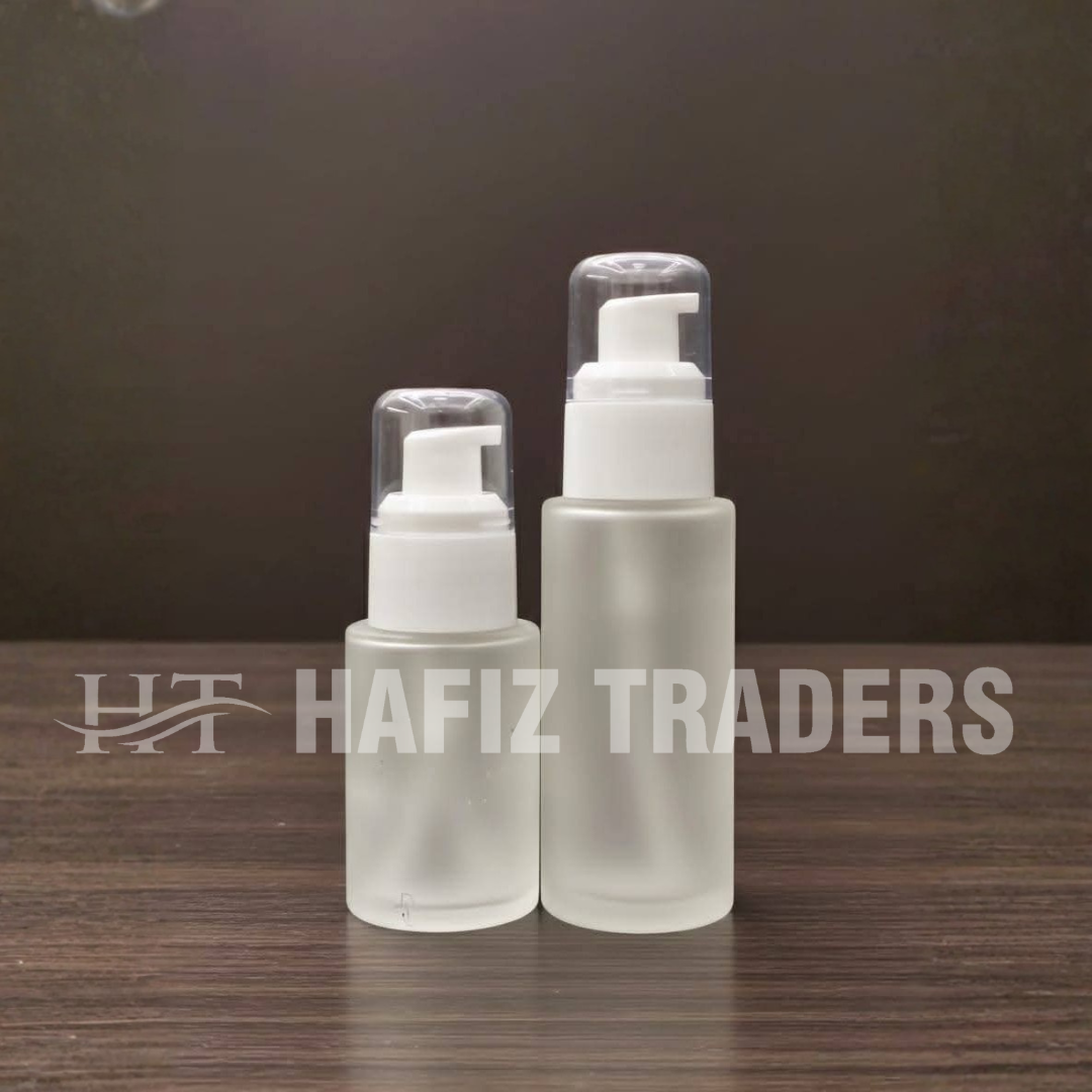 Empty Serum bottle with foundation pump