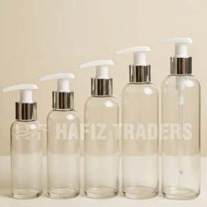 Cosmetic Bottle Body Lotion Plastic Bottle with Pump
