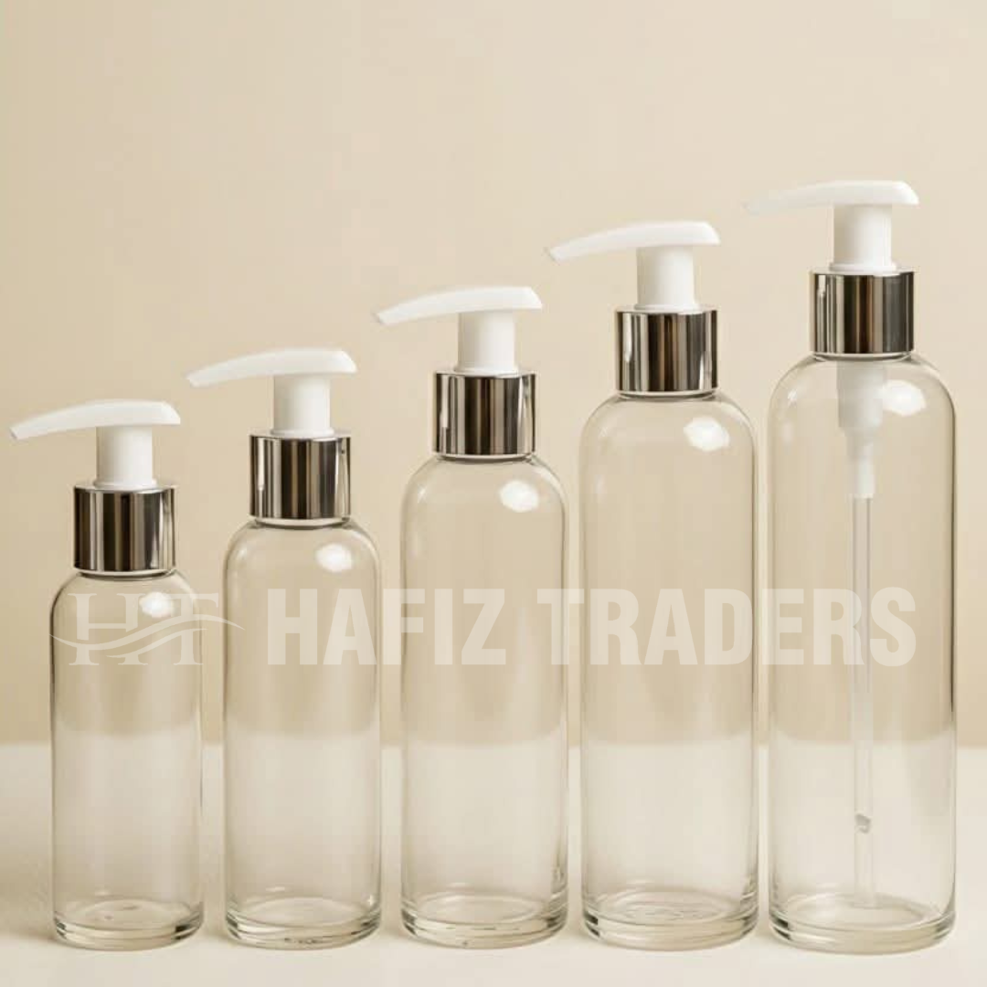Cosmetic Bottle Body Lotion Plastic Bottle with Pump