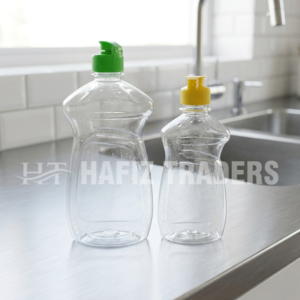 Empty dish wash liquid bottle