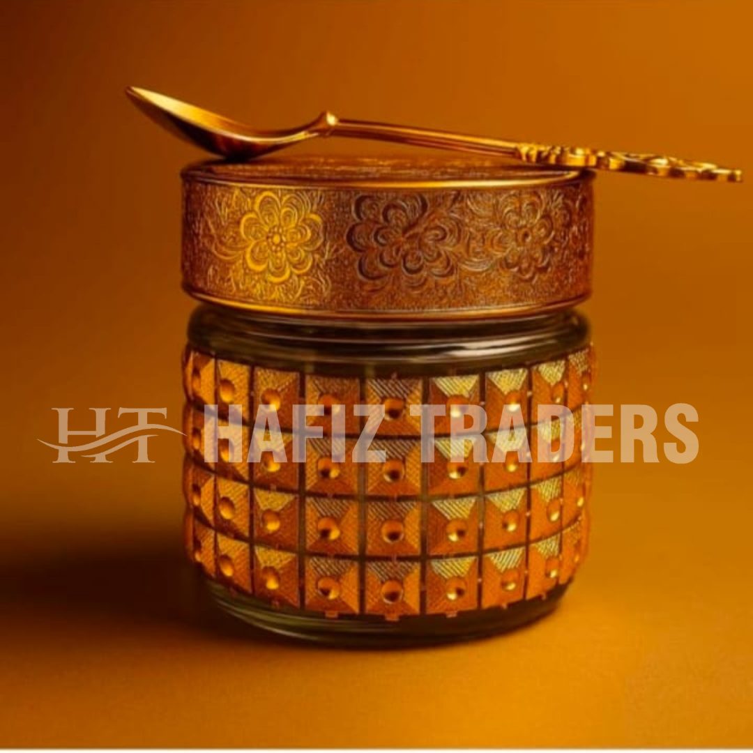 Zafran and Majoon jar imported With Spoon