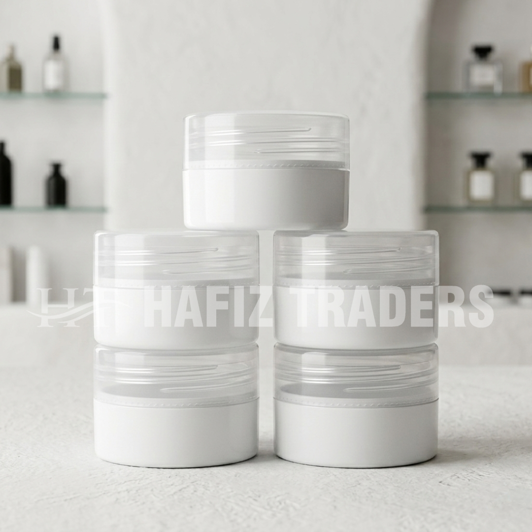 Empty Plastic Cream Jar 6