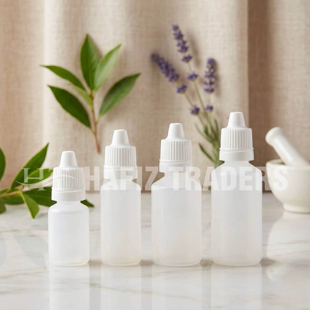 LDPE Plastic Dropper Bottles with Caps
