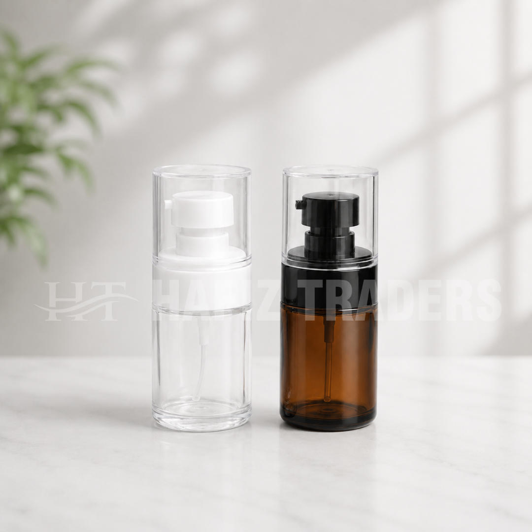 Frost Serum Bottle with Umbrella Pump – 50ml & 30ml - Image 2